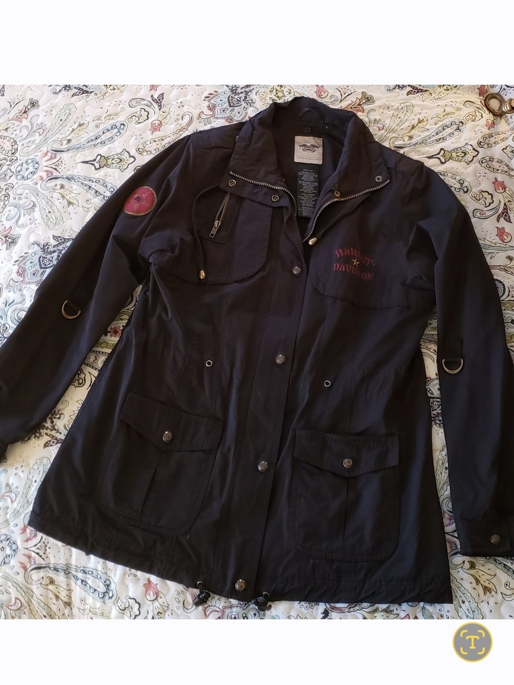 Harley-Davidson Black Women's Utility Field Jacket